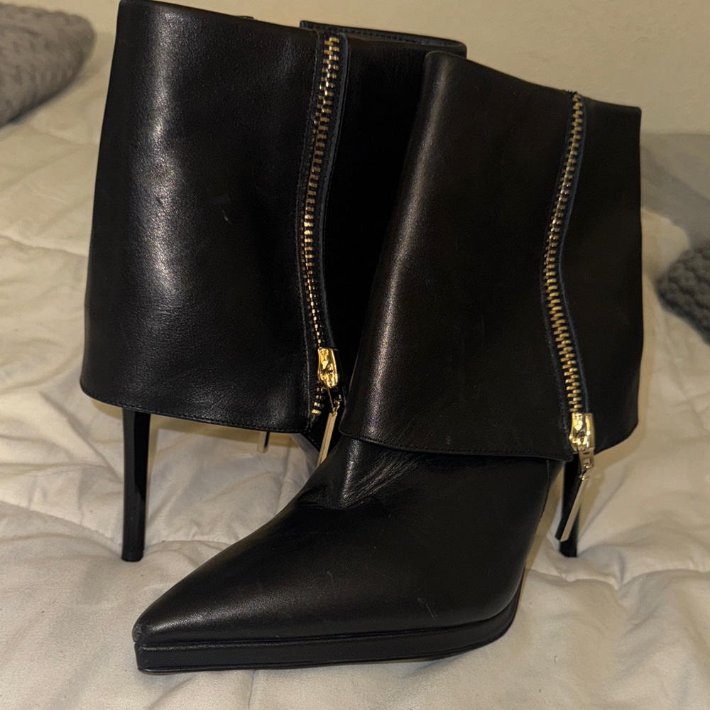 Steve Madden Black Stiletto Boots NWOT - Picture 4 of 5